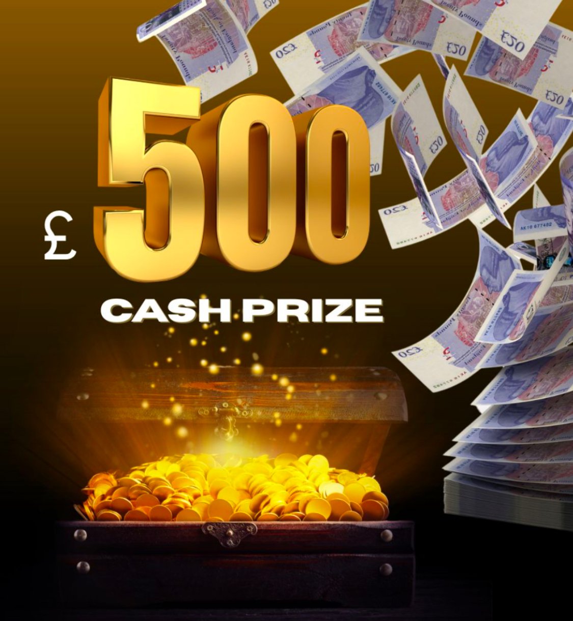 WIN £500 TAX FREE CASH